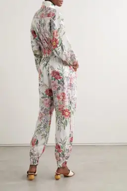 Zimmermann Bellitude Floral-print Jumpsuit Floral Size 0/AU 8 for rent on The Volte - image 3