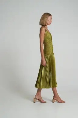 L’Idee Jolie Gown Olive Size 10 for rent on The Volte - image 2