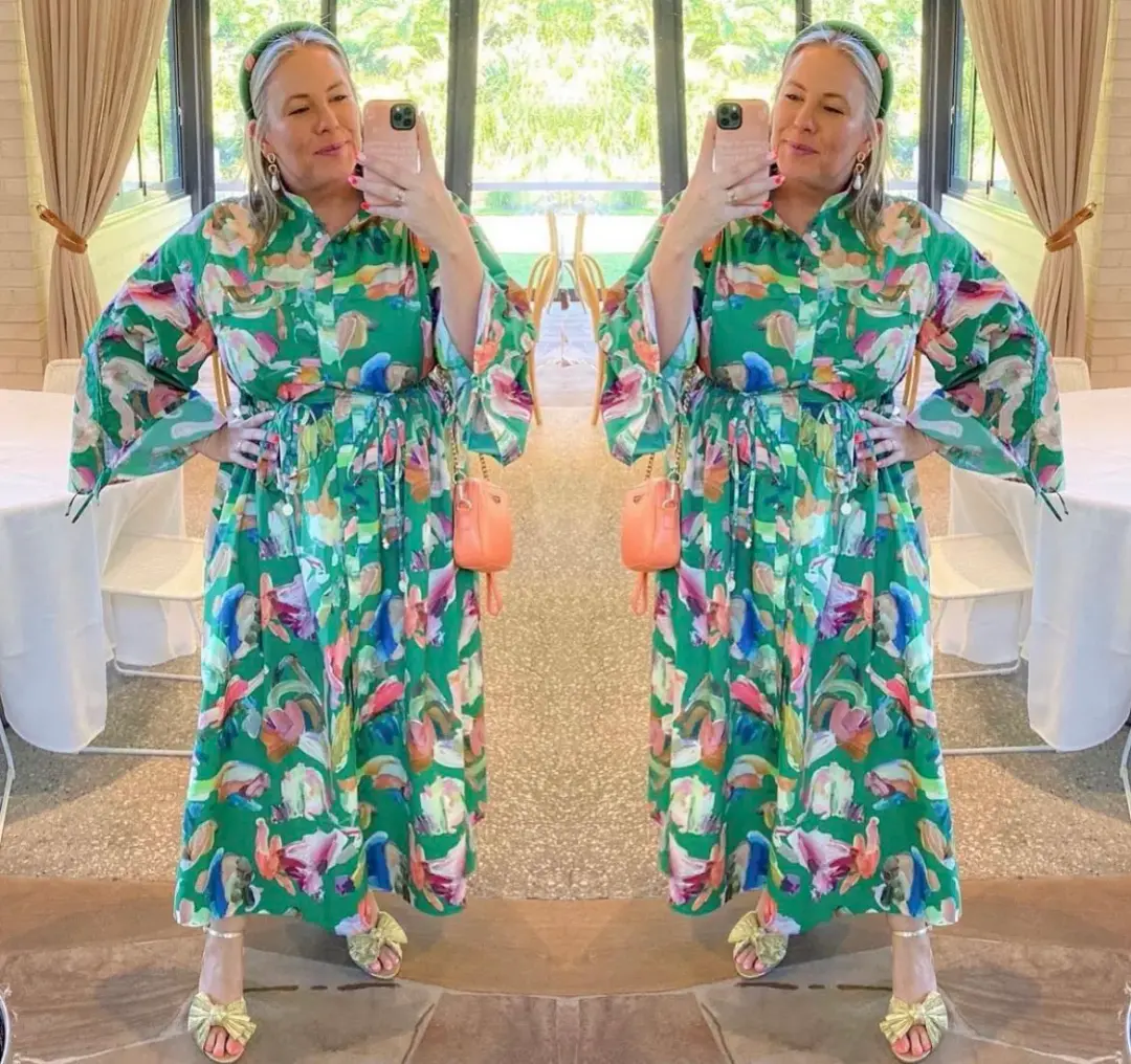 Alemais Arlo Shirt Dress Green Size 14 for rent on The Volte - main image