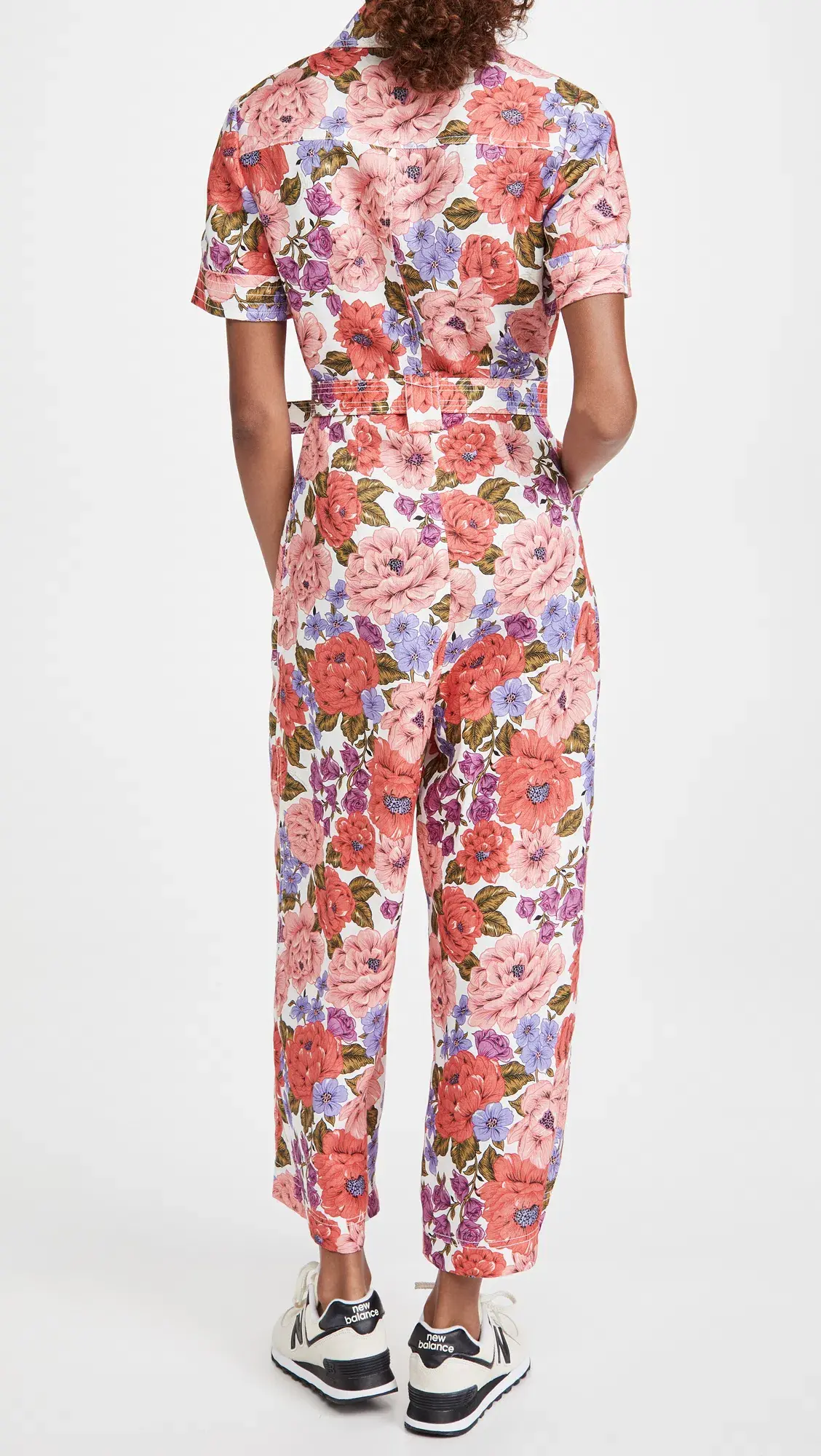 Zimmermann Poppy Belted Safari Jumpsuit Print Size 14 - Image 2