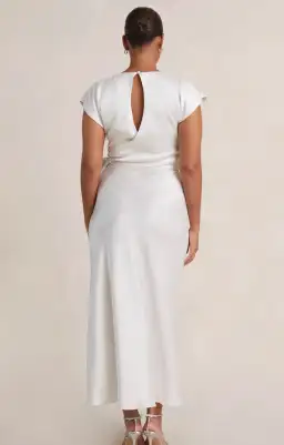 Bec & Bridge The Dreamer Wrap Dress Ivory Size 8 for rent on The Volte - image 3