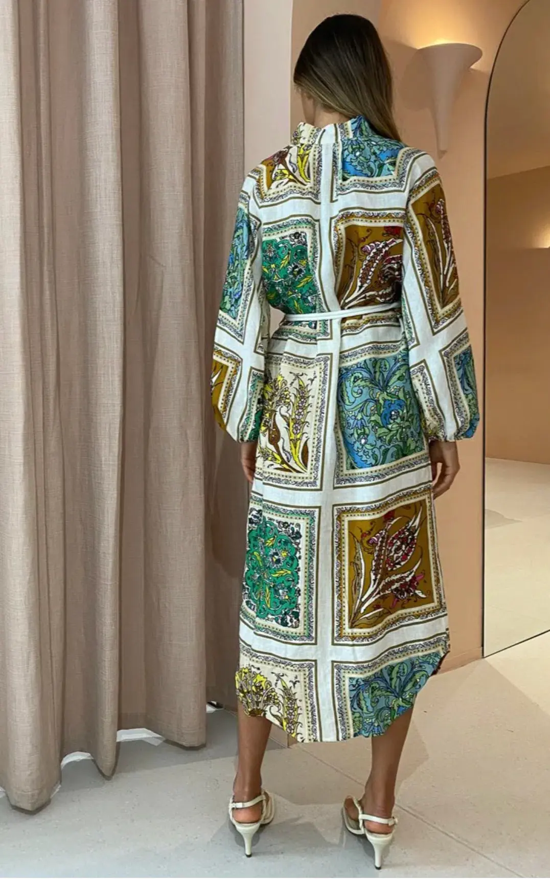 Alemais Delphine Shirtdress Print Size 12 - Image 3