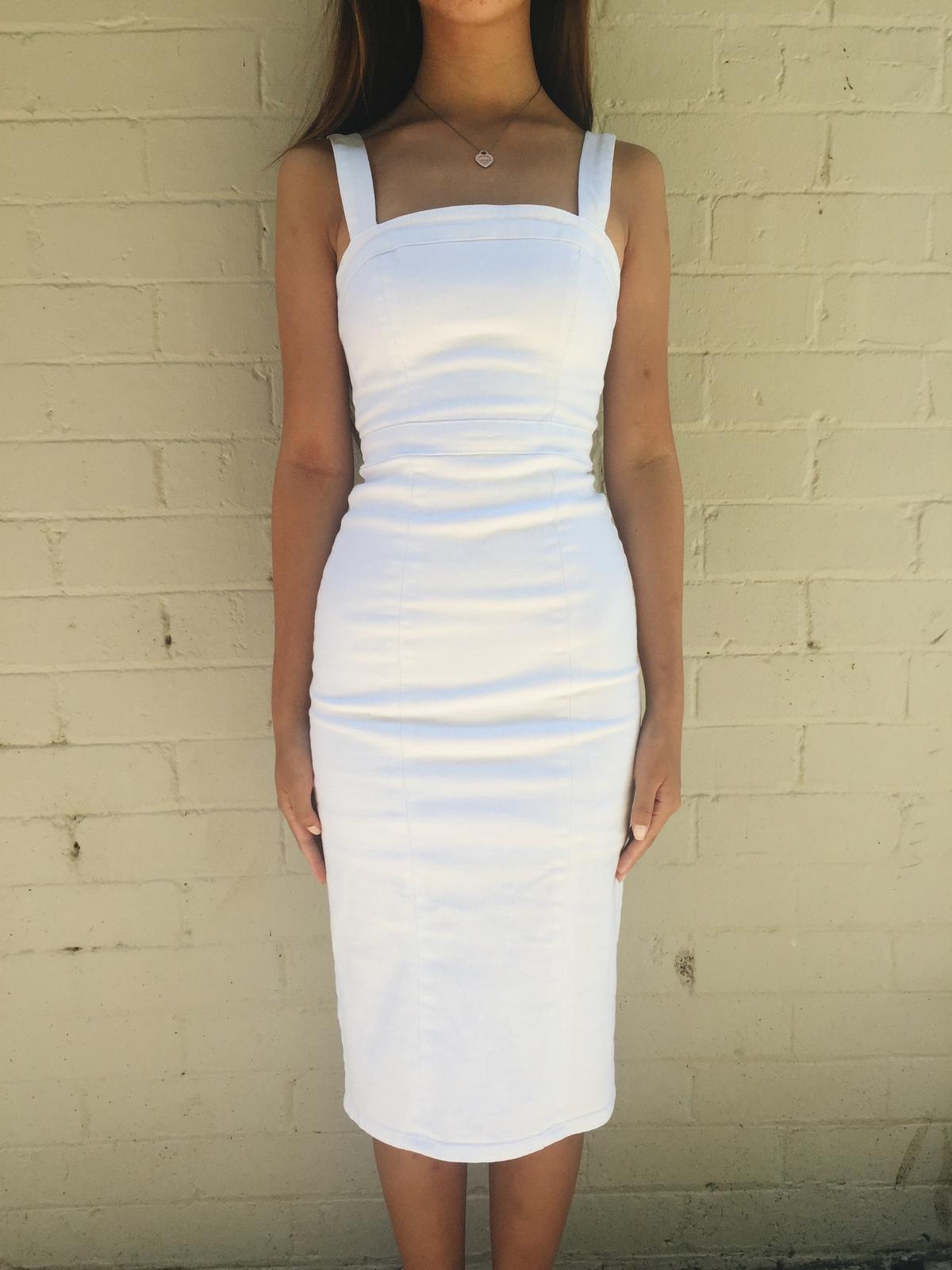 Kookai Casella Dress White Size 6 - Image 3