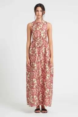 Sir the Label Valetta Silk Dress Print Size 1