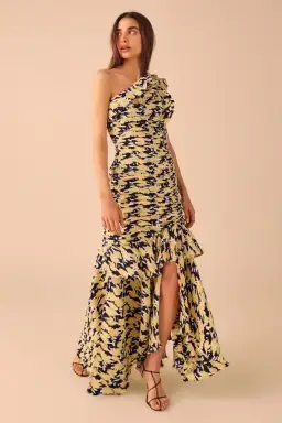 C/MEO Collective Enlight Gown Print Size 8 for rent on The Volte - image 1