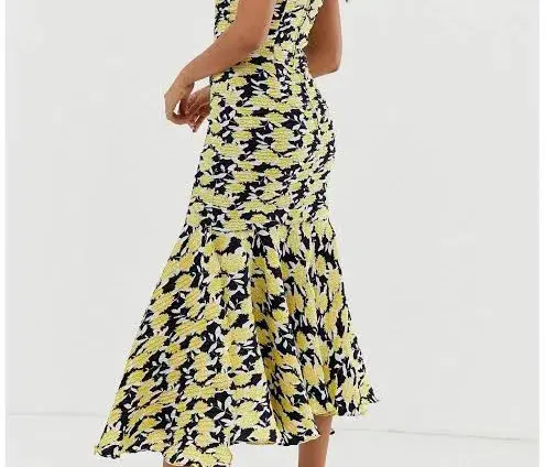 C/MEO Collective Enlight Gown Print Size 8 for rent on The Volte - main image