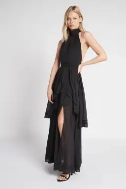 Aje Bungalow Sienna Dress Black Size 14 for rent on The Volte - image 1