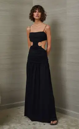 Bec & Bridge Minx Midi Dress Black Size 14 for rent on The Volte - image 1