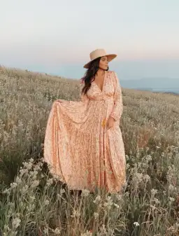 Coven & Co Posie Gown Print Size L