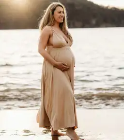 We Are Reclamation 'Everyday Is Joy' Slip Dress Nude - One Size Fits Most (XS-XXXL) for rent on The Volte - image 5