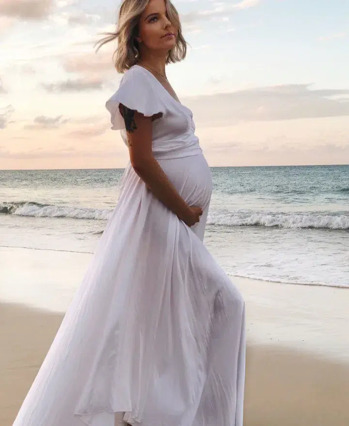 Coven & Co Halo Gown White Size XS for rent on The Volte - main image