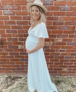 Coven & Co Halo Gown White Size M/AU 12 for rent on The Volte - image 1