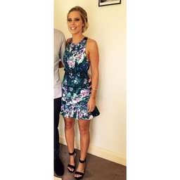 Talulah Lilac Bloom Printed Mini Dress size 6 for rent on The Volte - image 2