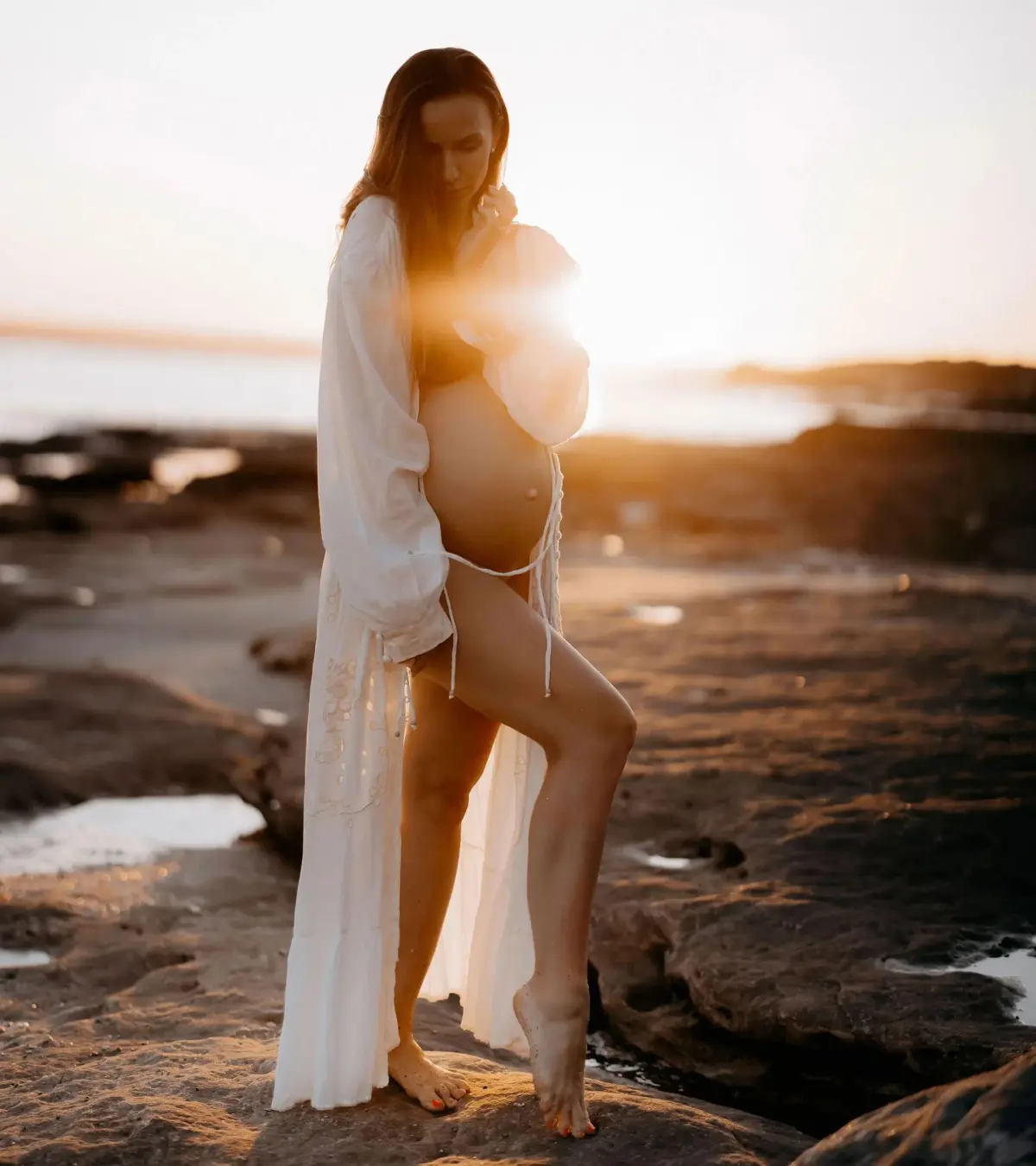 Chasing Unicorns Entering The Dreamland Kimono Dress Cream Size L - Image 5