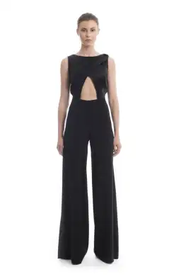 Lillian Khallouf Black Jumpsuit Size 8 for rent on The Volte - image 1