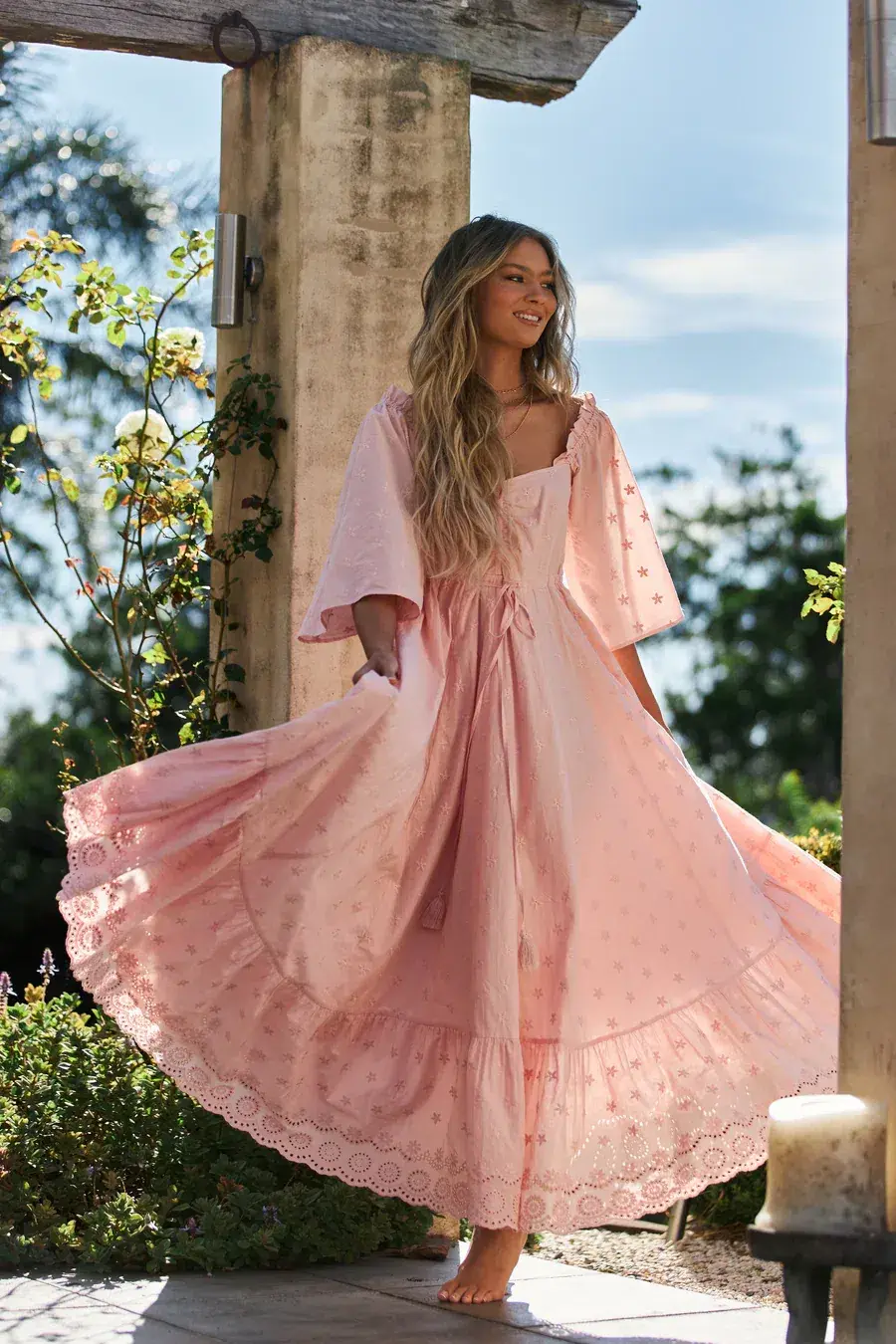 Coven & Co Starlight Gown Pink Size S/AU 10 - Image 3