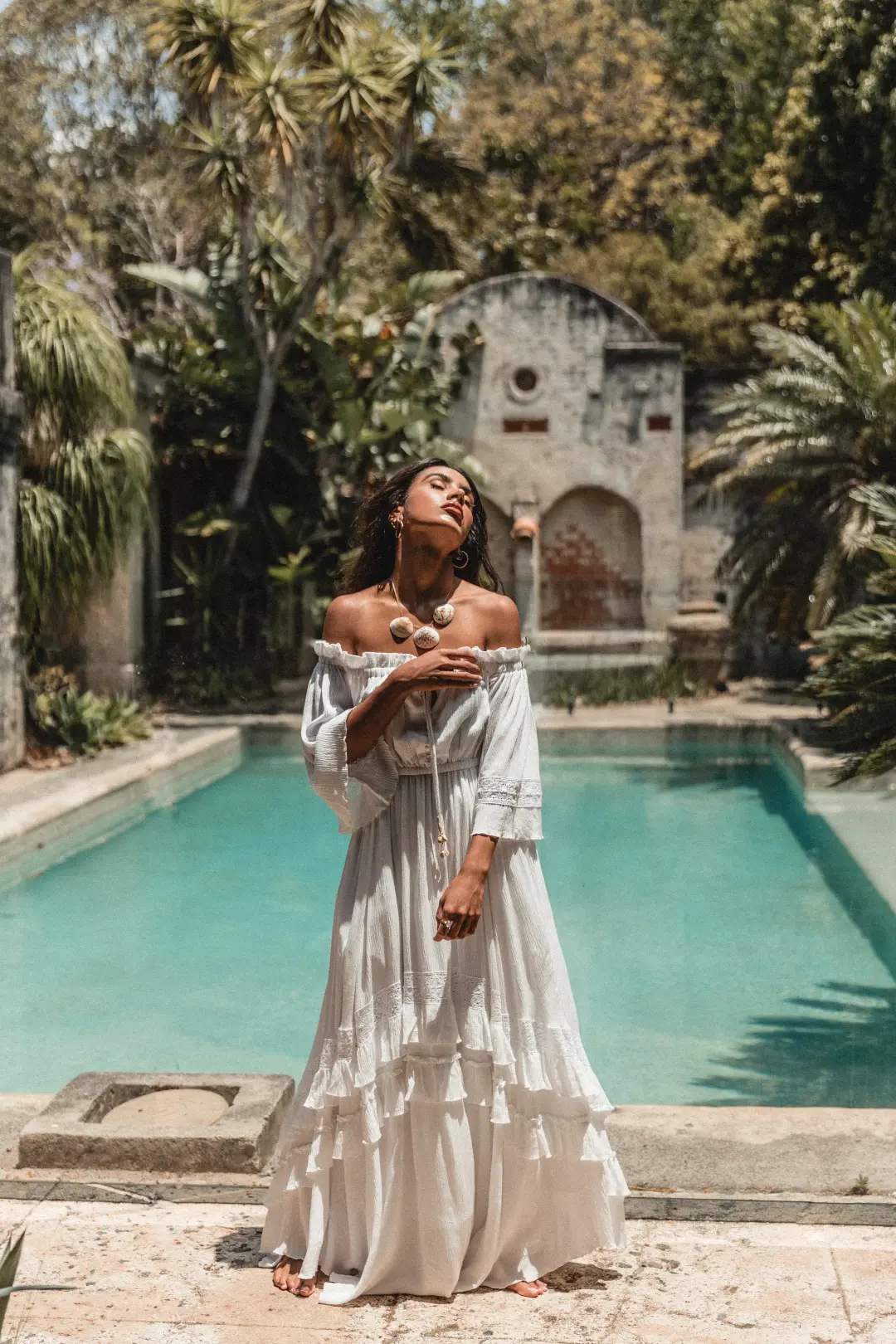 Coven & Co Juliet Gown White Size XL for rent on The Volte - main image