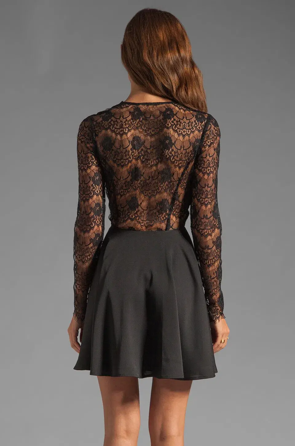 Keepsake Need Your Love Long Sleeve Dress Black Size 6 for rent on The Volte - main image