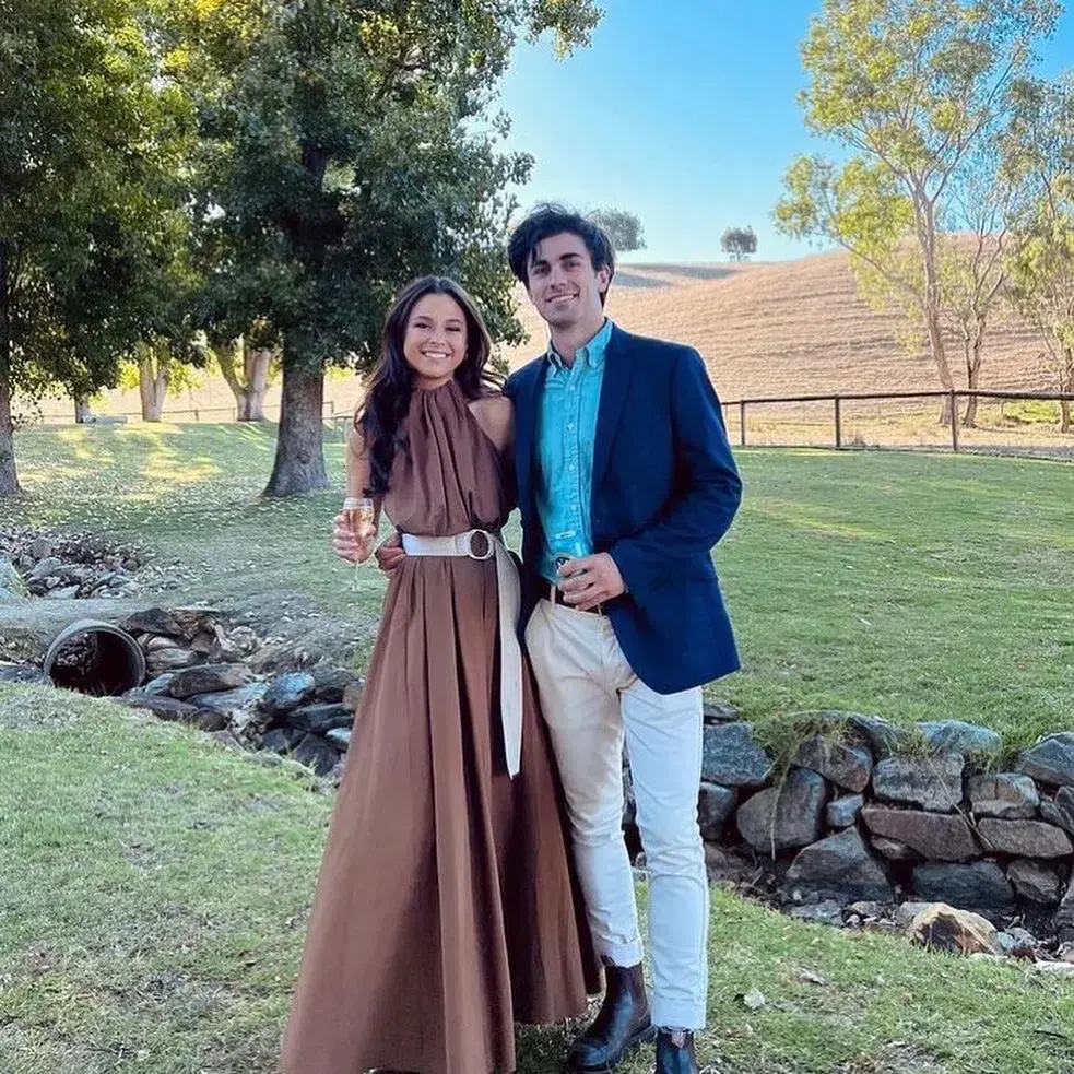 Scanlan Theodore Cotton Strapping Dress With Belt Brown Size 6 for rent on The Volte - main image