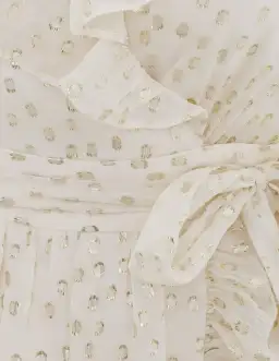 Zimmermann Lurex Wrap Mini Dress Size 4/Au 16 for rent on The Volte - image 4