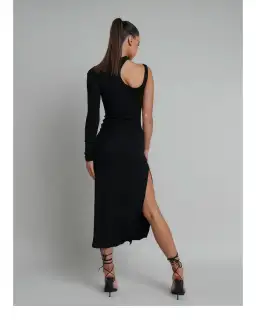 Bayse Shona Asymmetric Dress Black Size S for rent on The Volte - image 3