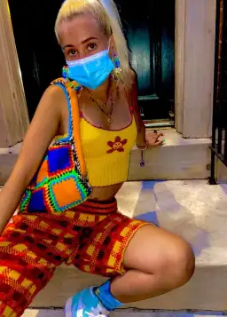 Stahl knit yellow daisy tank Top for rent on The Volte - image 5