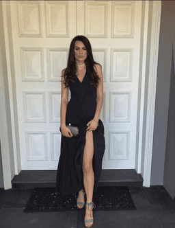 Floor Length Flowy Dress - saba