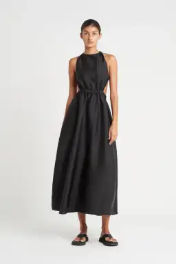 Sir The Label Vivienne Maxi Dress Black Size AU 10