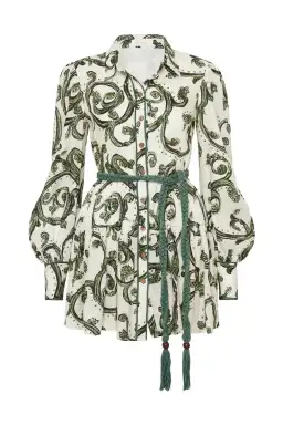Kate Ford Zelie Short Shirt Dress Print Size 8 for rent on The Volte - image 6