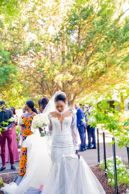 Leah Da Gloria Custom Made Wedding Dress White Size 6 for rent on The Volte - image 3