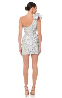 Eliya The Label Elevation Dress Metallic Silver Size 8 for rent on The Volte - image 1