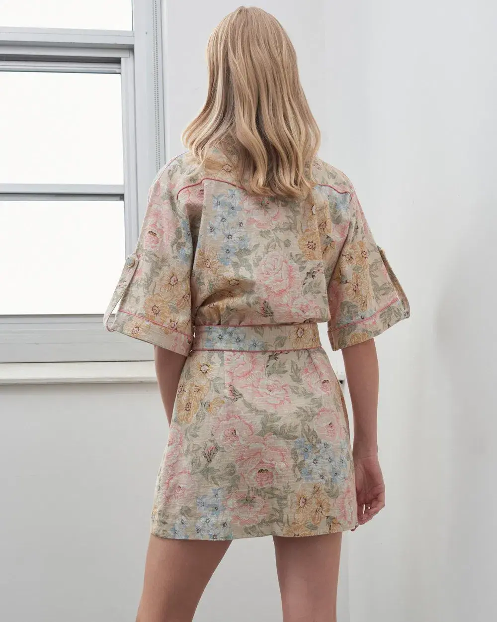 Alemais Patricia Mini Shirt Dress Print Size 6 for rent on The Volte - main image