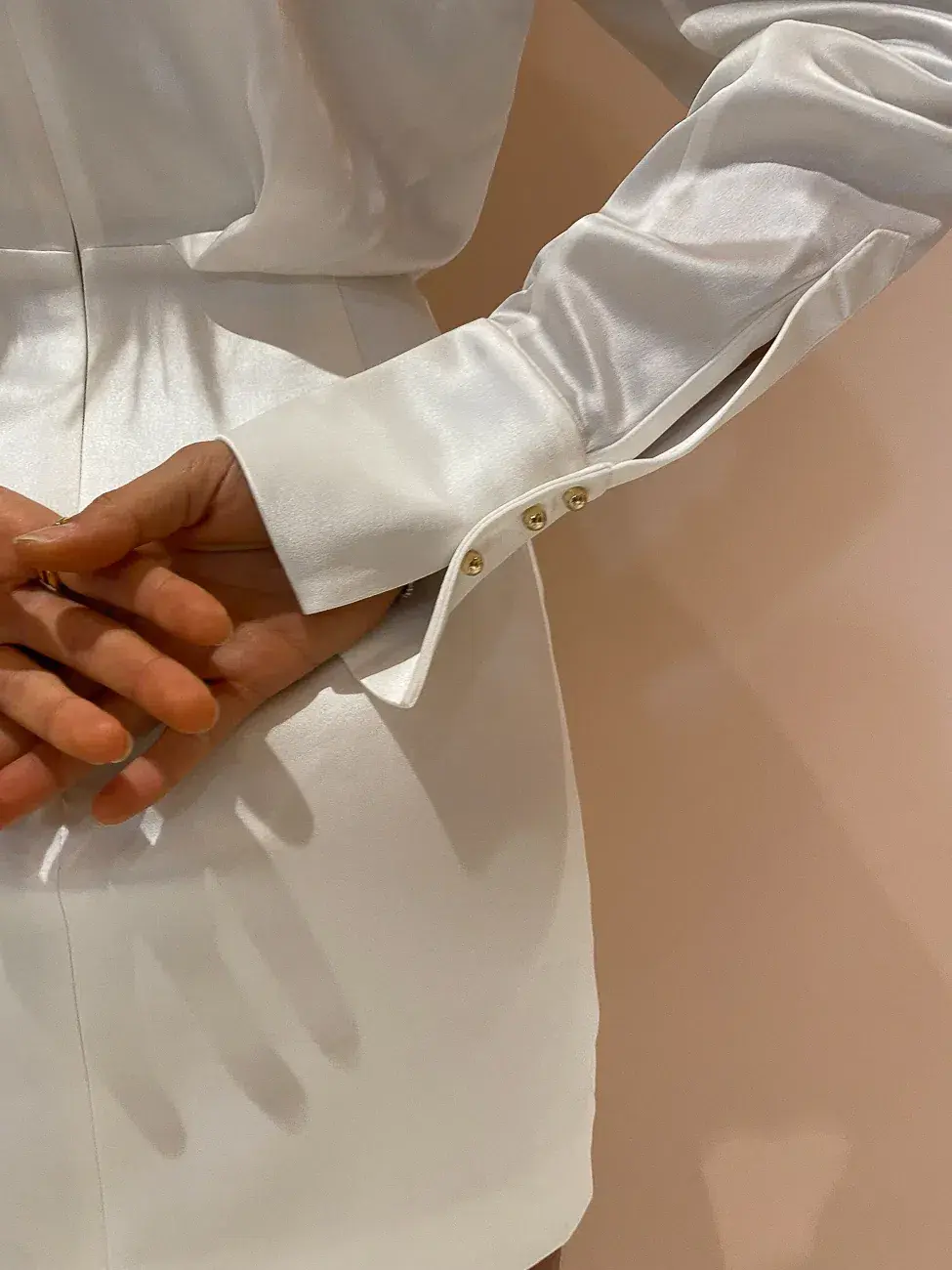 Acler Woodbine Dress White Size 10 for rent on The Volte - main image