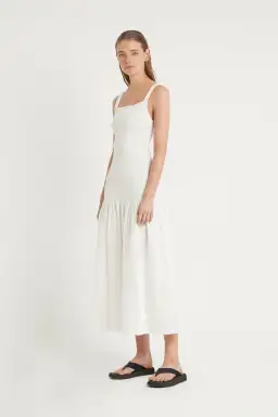 Sir the Label Madelyn Reversible Dress White Size 3 / AU 12 for rent on The Volte - image 3