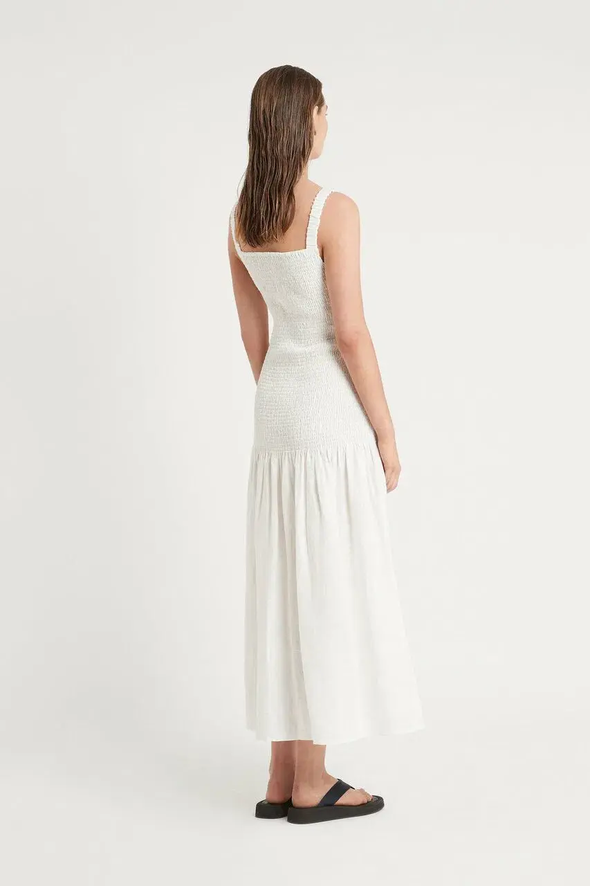 Sir the Label Madelyn Reversible Dress White Size 3 / AU 12 for rent on The Volte - main image