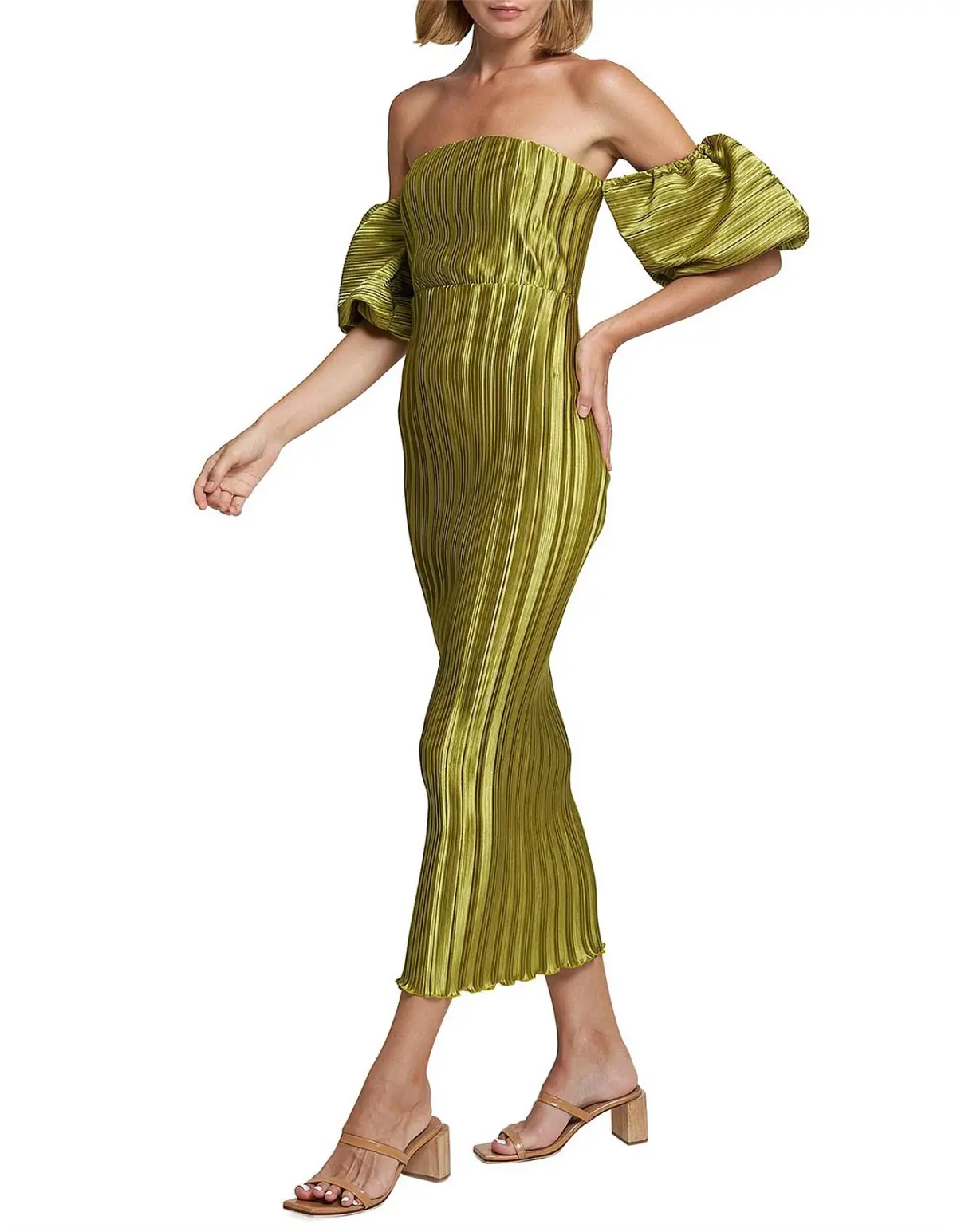 L’Idee Sirene Gown Green Size 12 - Image 2