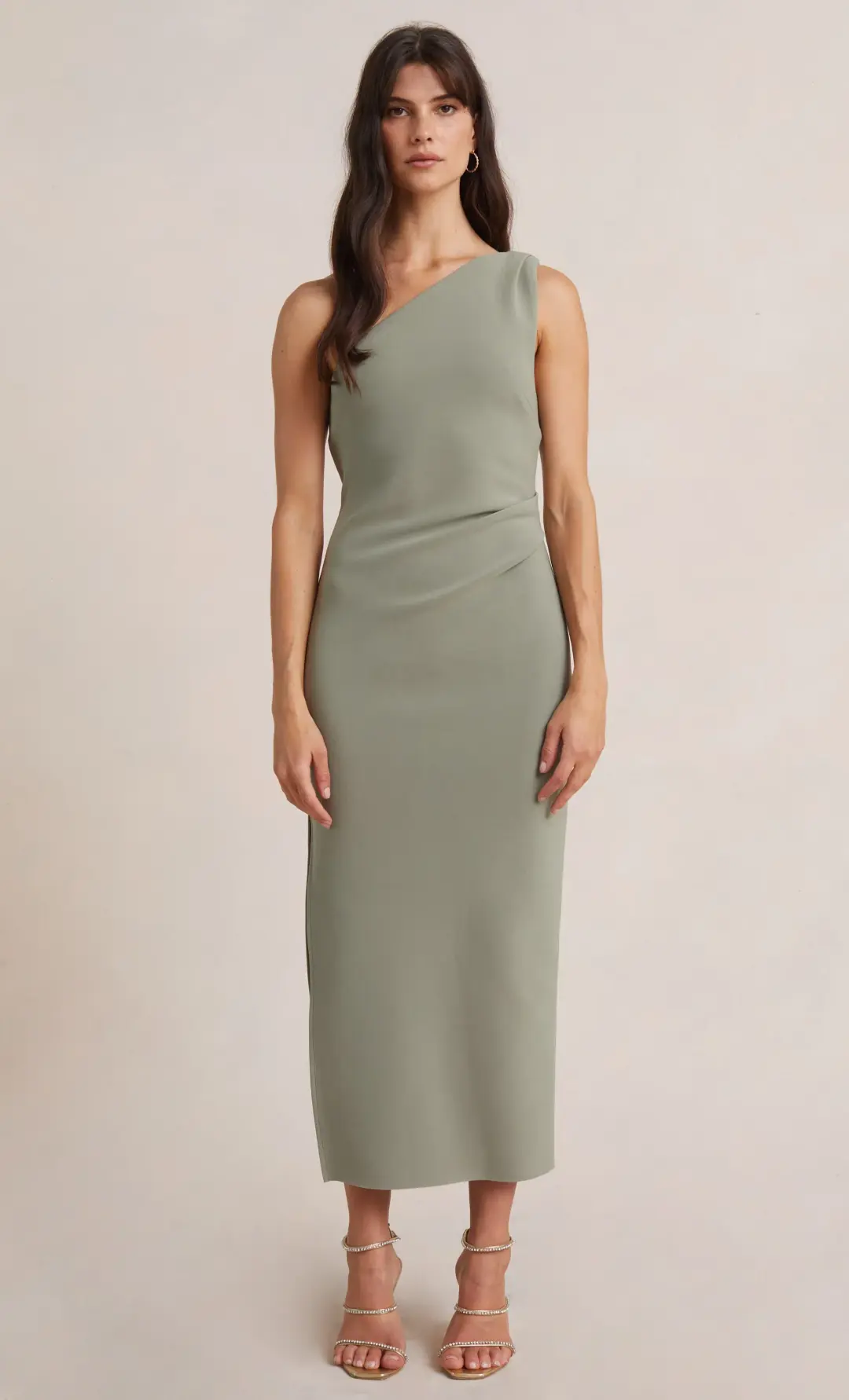 Bec & Bridge Be Mine Asym Dress Sage Size 6 for rent on The Volte - main image