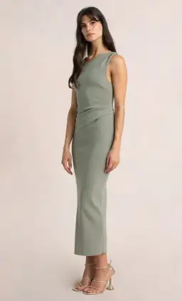 Bec & Bridge Be Mine Asym Dress Sage Size 6 for rent on The Volte - image 2