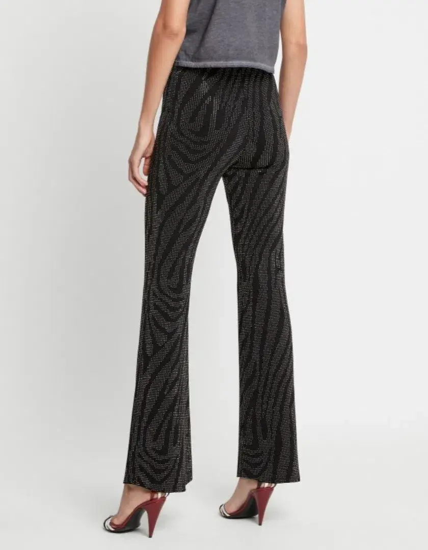 Sass & Bide Divine Danger Flare Pant Black Size AU 6 for rent on The Volte - main image