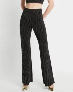 Sass & Bide Divine Danger Flare Pant Black Size AU 6 for rent on The Volte - image 1