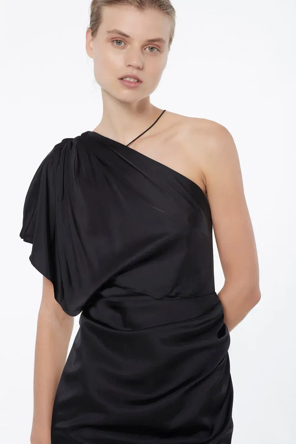 Manning Cartell Miami Heat Asymmetric Dress Black Size 12 for rent on The Volte - main image