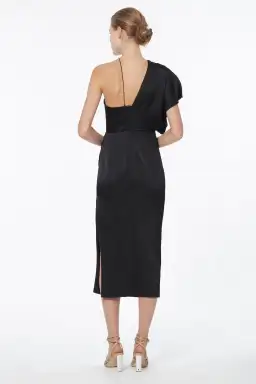 Manning Cartell Miami Heat Asymmetric Dress Black Size 12 for rent on The Volte - image 3