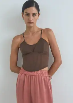 Viktoria and Woods The Sigma Bustier Brown Size 8 for rent on The Volte - image 1