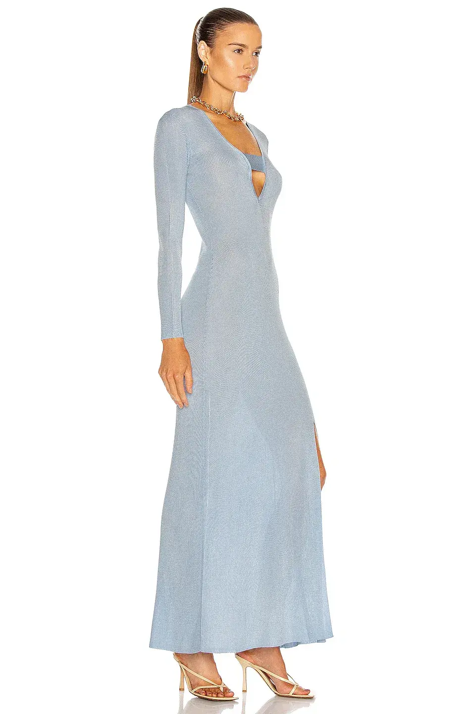Auteur Studio Stevie Dress Blue Size 6 for rent on The Volte - main image