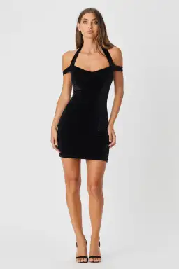 Bianca & Bridgett The Parker Mini Dress Black Size 6 for rent on The Volte - image 2