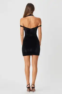 Bianca & Bridgett The Parker Mini Dress Black Size 6 for rent on The Volte - image 3