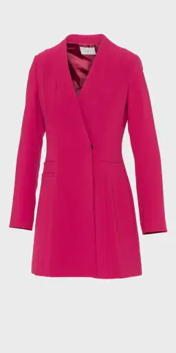 Cue Blazer Mini Dress Hot Pink Size 10 for rent on The Volte - image 3