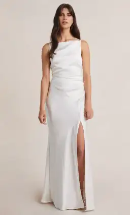 Bec & Bridge The Dreamer Maxi Dress Ivory Size 6 for rent on The Volte - image 4