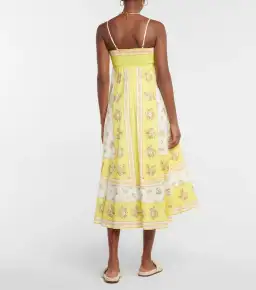 Alemais Catalina Midi Dress Yellow Size 8 for rent on The Volte - image 5
