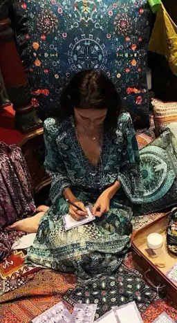 Camilla Drawstring Button Up Dress Turn On The Charm Print Size L for rent on The Volte - image 13